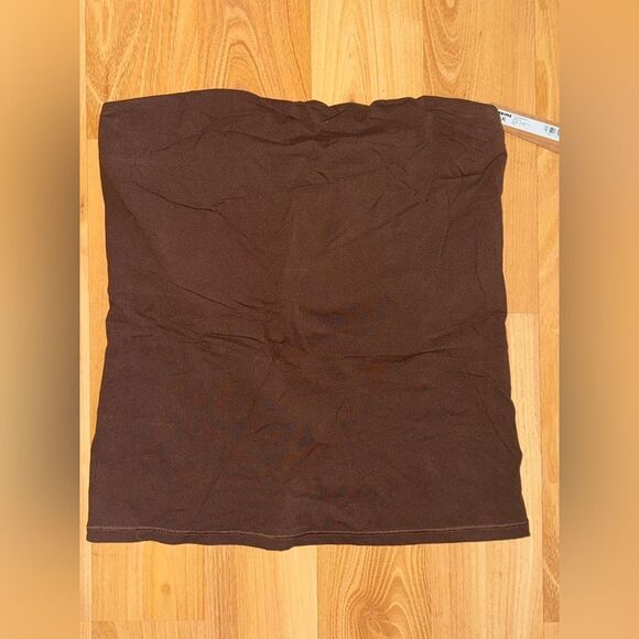 SKIMS Fits Everybody Tube Top in Brown Large - Picture 1 of 4